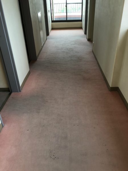 作業前　全体的な土砂汚れ
